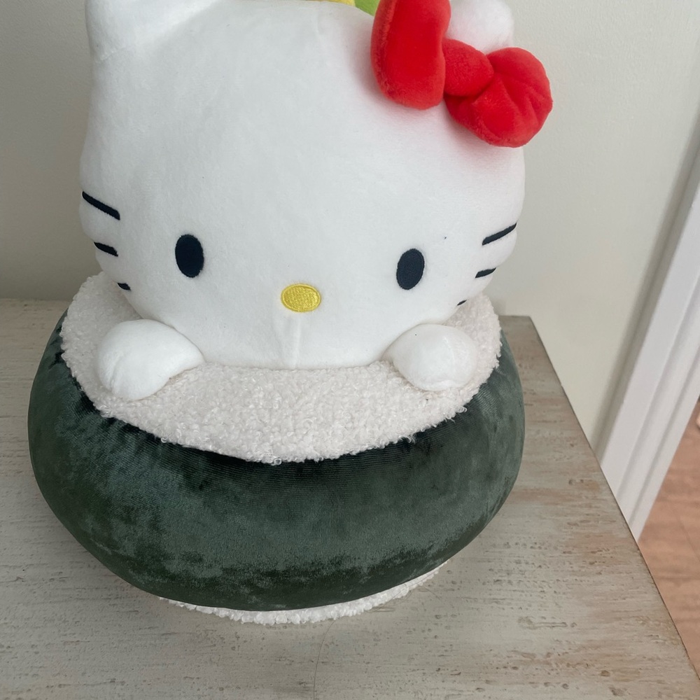 Hello Kitty Plush with Red Bow